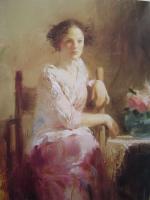 Pino Daeni - Impression oil painting.